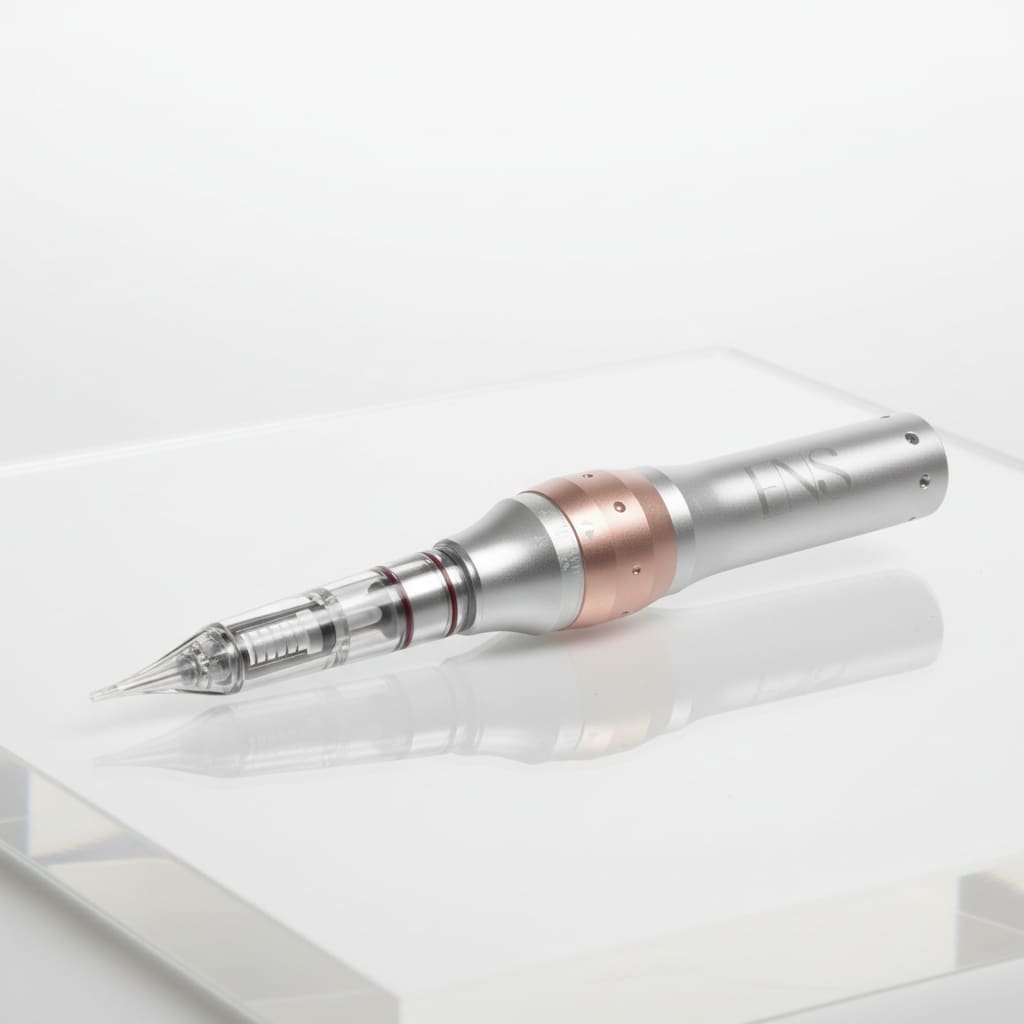 FNS rotary PMU pen close-up
