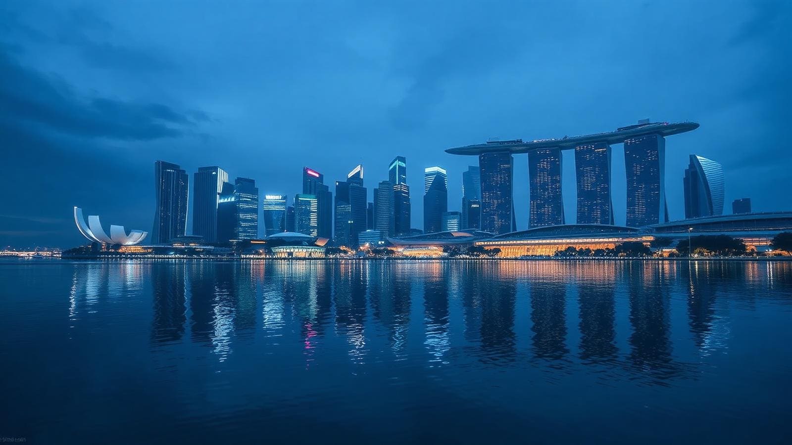 Singapore Marina Bay skyline